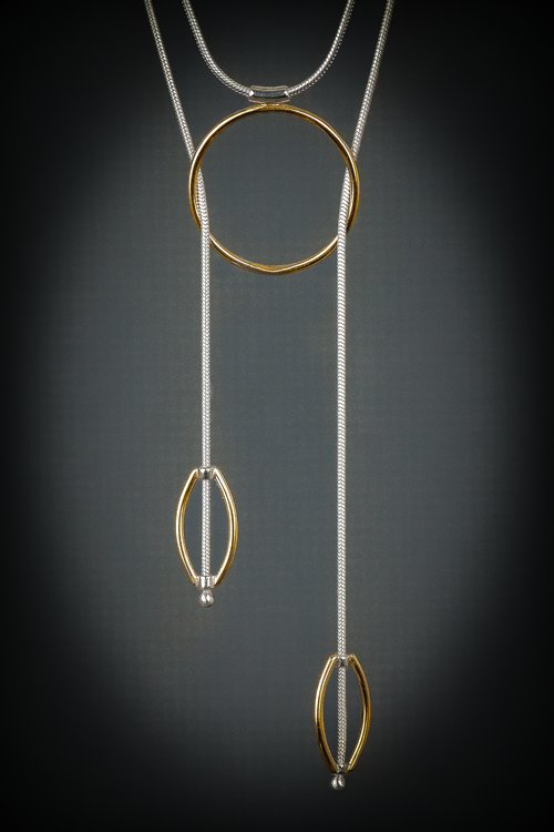 Studio Q Jewelry "Suspended Stone" Necklace