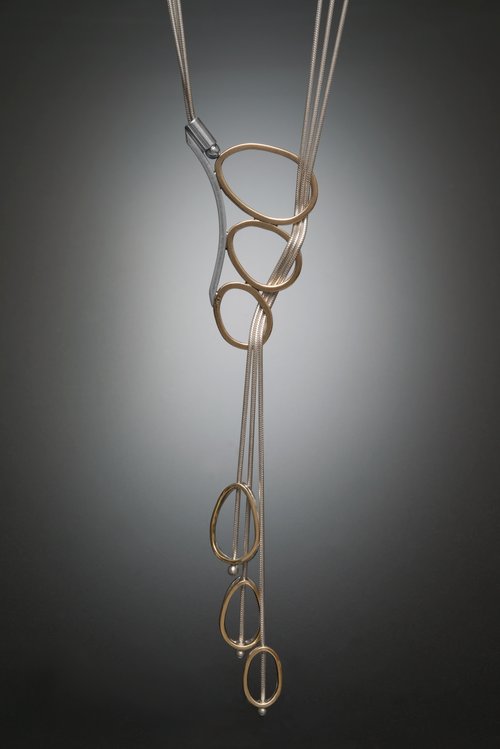 Studio Q Jewelry "Lariat Gold" Necklace